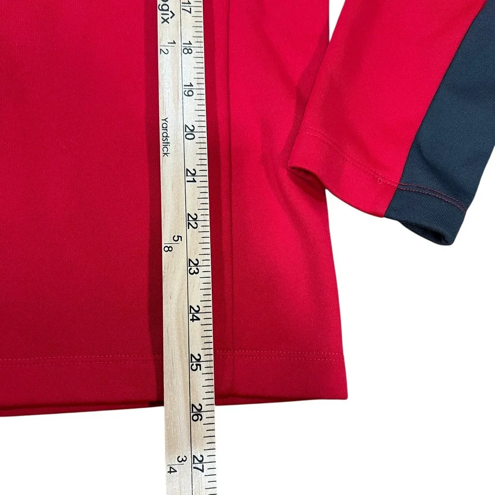 The North Face Men's Medium Red Canyonlands‎ 1/2 Zip Fleece Pullover Jacket